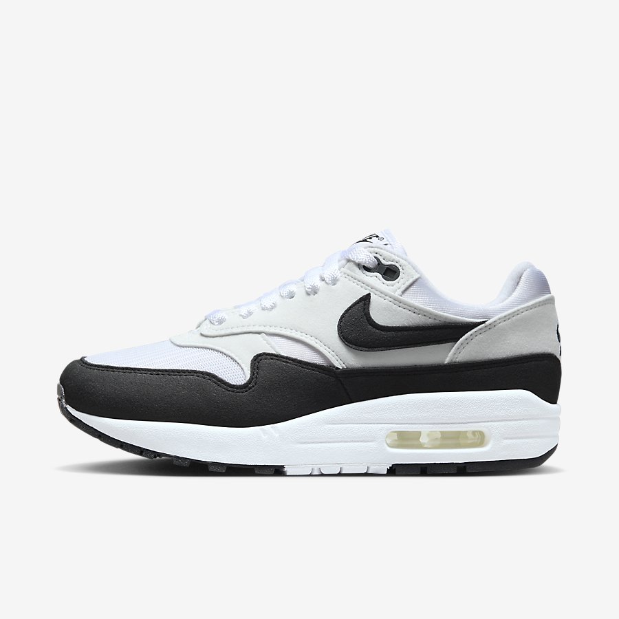 Giày Nike Air Max 1 Nữ Trắng Đen