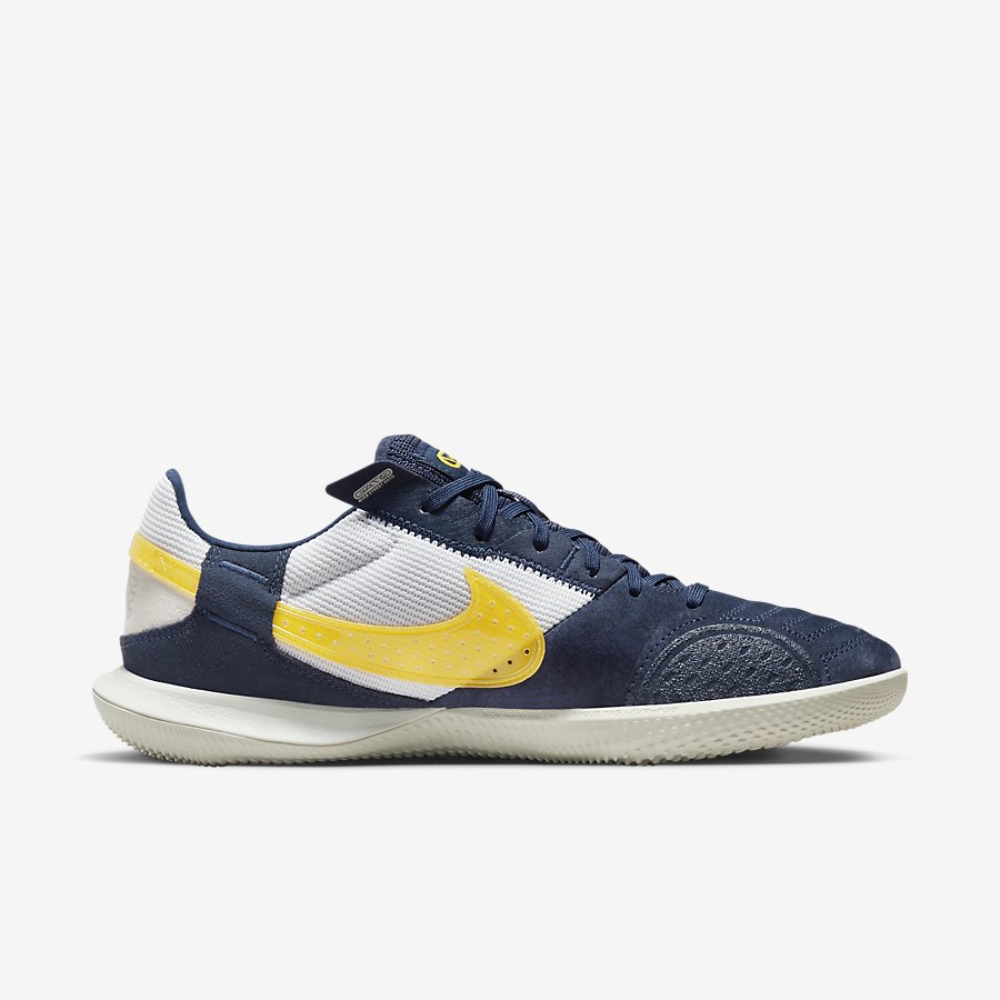 Giày Nike Streetgato Nữ Xanh Navy Logo Vàng