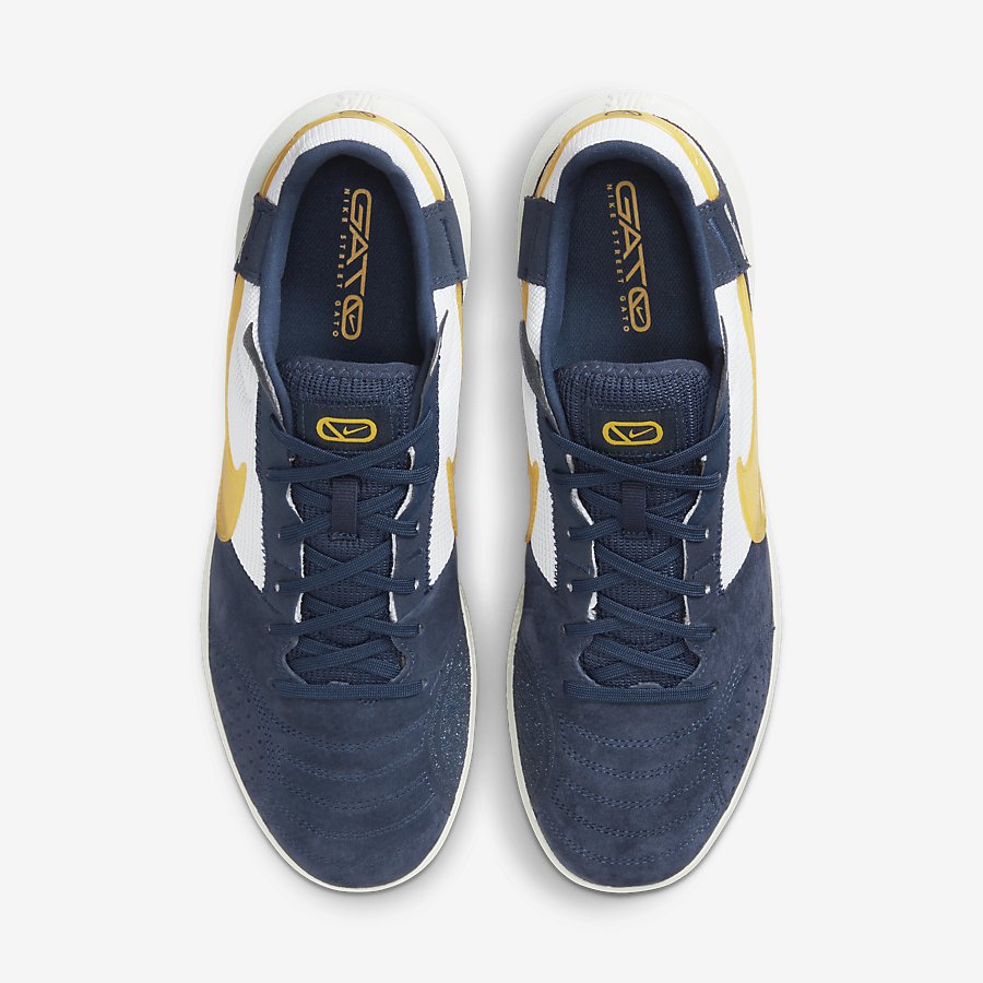 Giày Nike Streetgato Nữ Xanh Navy Logo Vàng