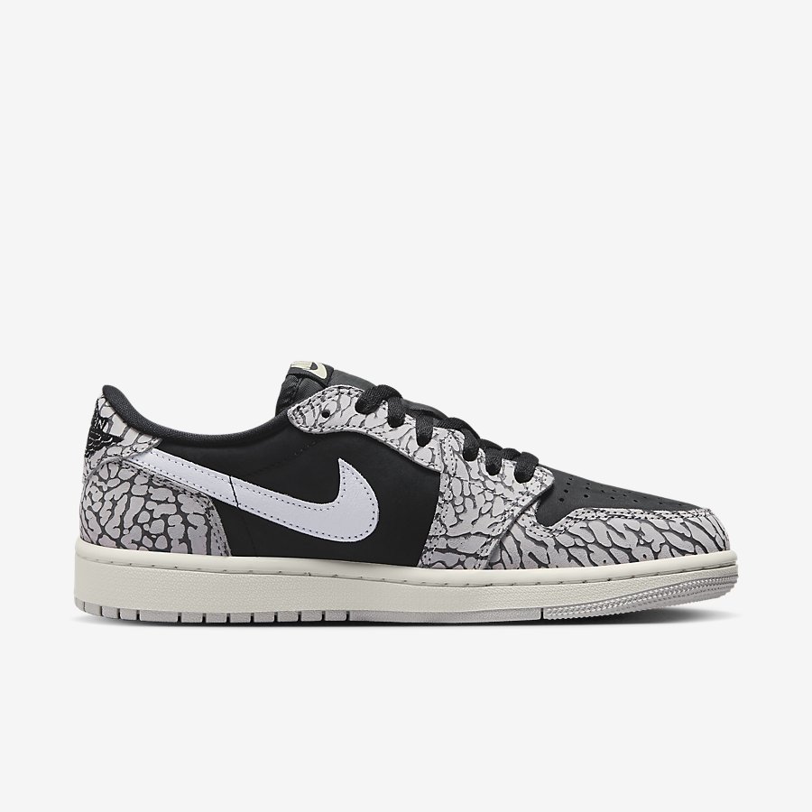 Giày Nike Air Jordan 1 Low OG Nữ Trắng Đen