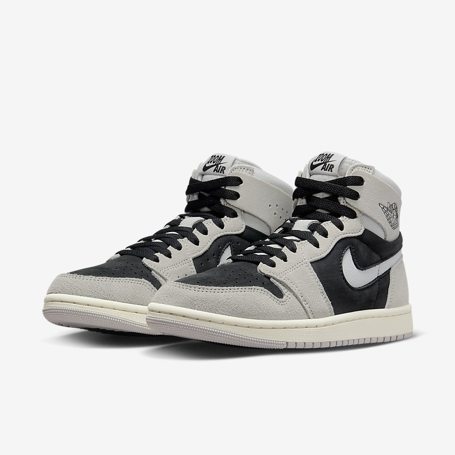 Giày Nike Air Jordan 1 Zoom Cmft 2 Nữ Đen Xám