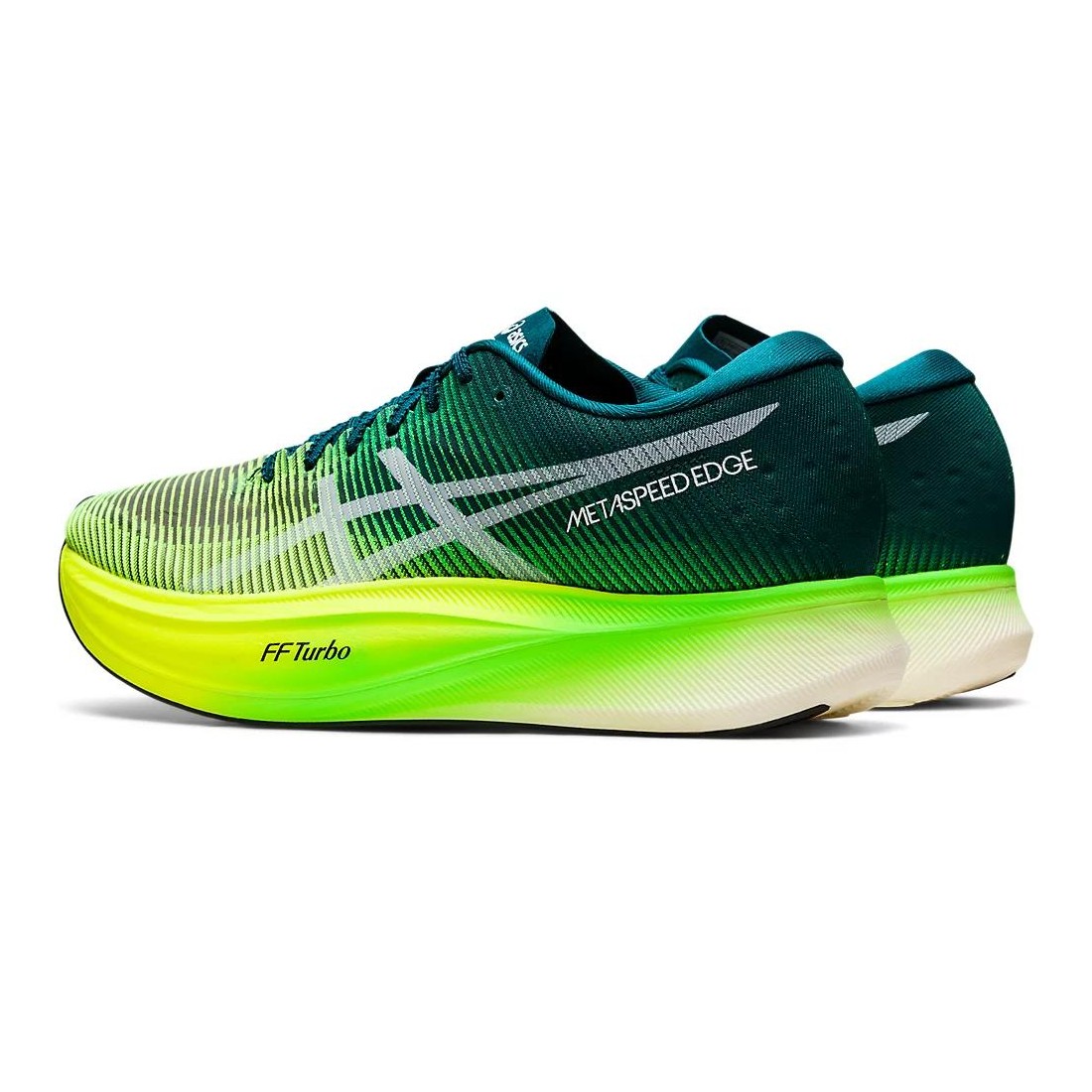 Giày Asics Metaspeed Edge+ Nữ Xanh Vàng