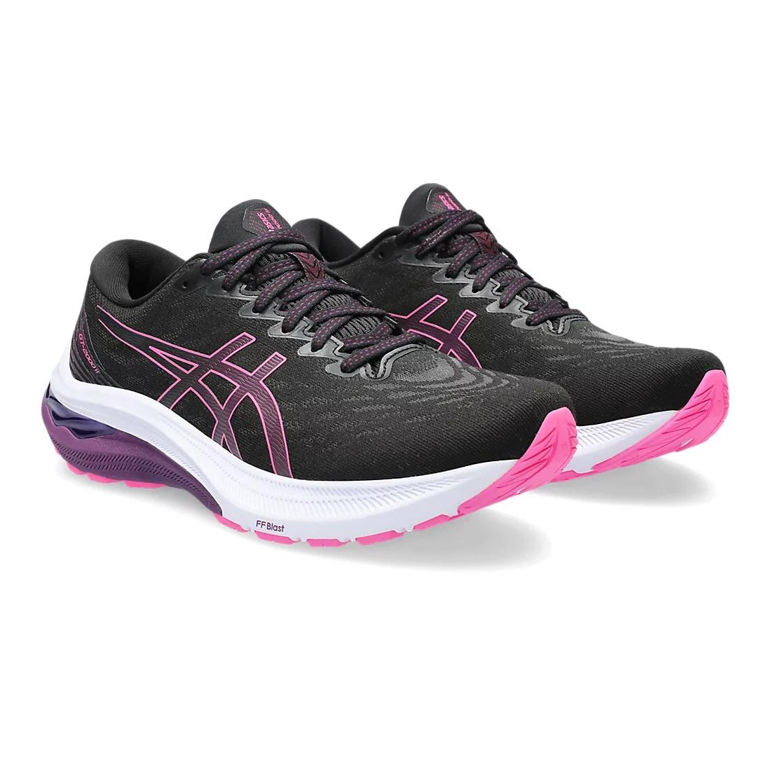 Giày Asics GT-2000 11 Nữ Đen Hồng 