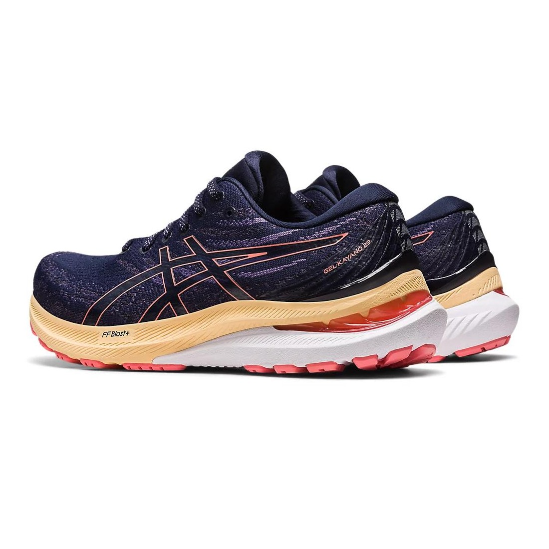 Giày Asics Gel-Kayano 29 Nữ Xanh Nước Biển Đậm Cam