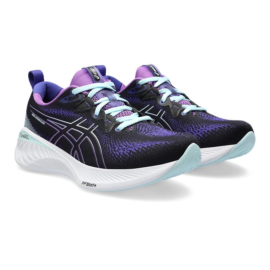 Giày Asics Gel-Cumulus 25 Nữ Đen Xanh Nước Biển 