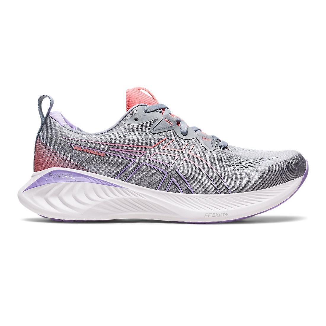 Giày Asics Gel-Cumulus 25 Nữ Xám Đỏ Tím