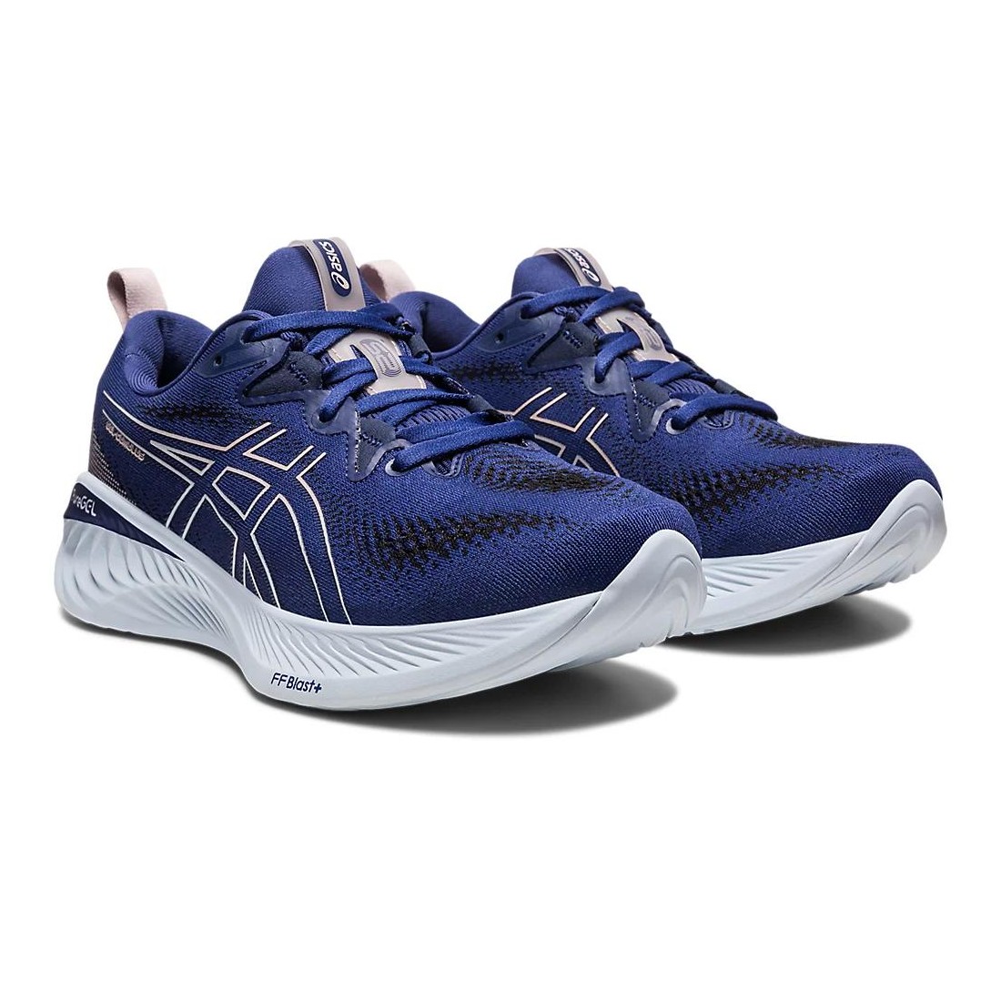 Giày Asics Gel-Cumulus 25 Nữ Xanh Nước Biển Trắng