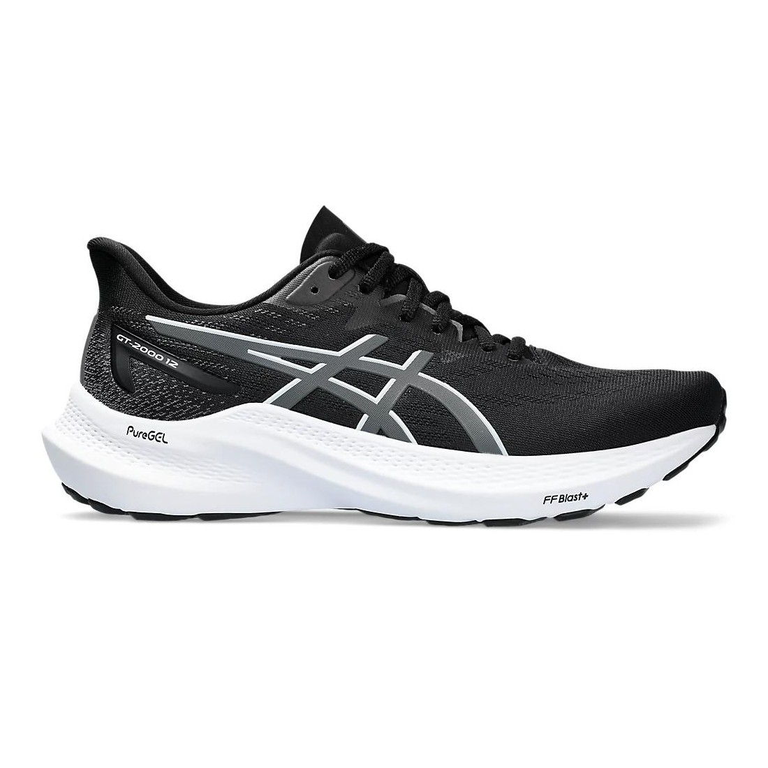 Giày Asics GT-2000 12 Nữ Đen Trắng