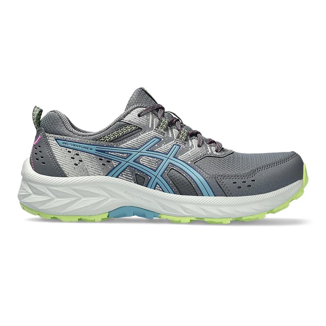 Giày Asics Gel-Venture 9 Wide Nữ Xám Xanh Bạc hà