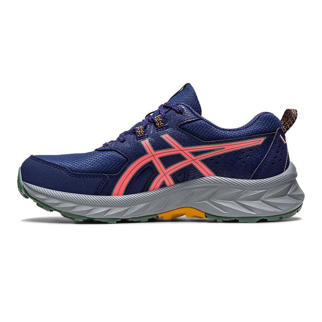 Giày Asics Gel-Venture 9 Wide Nữ Xanh Nước Biển Cam