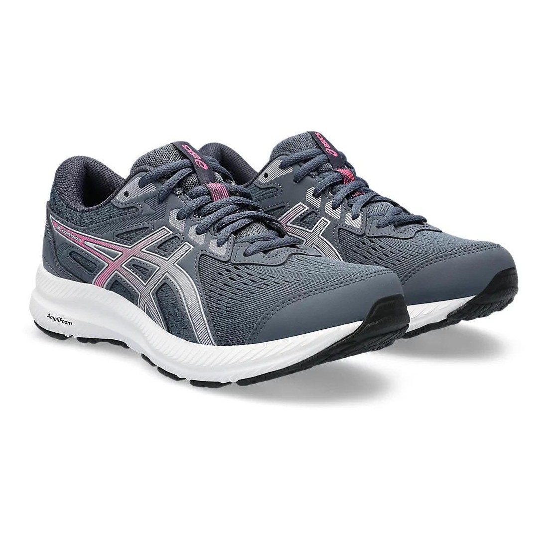 Giày Asics Gel-Contend 8 Wide Nữ Xám Đậm Hồng