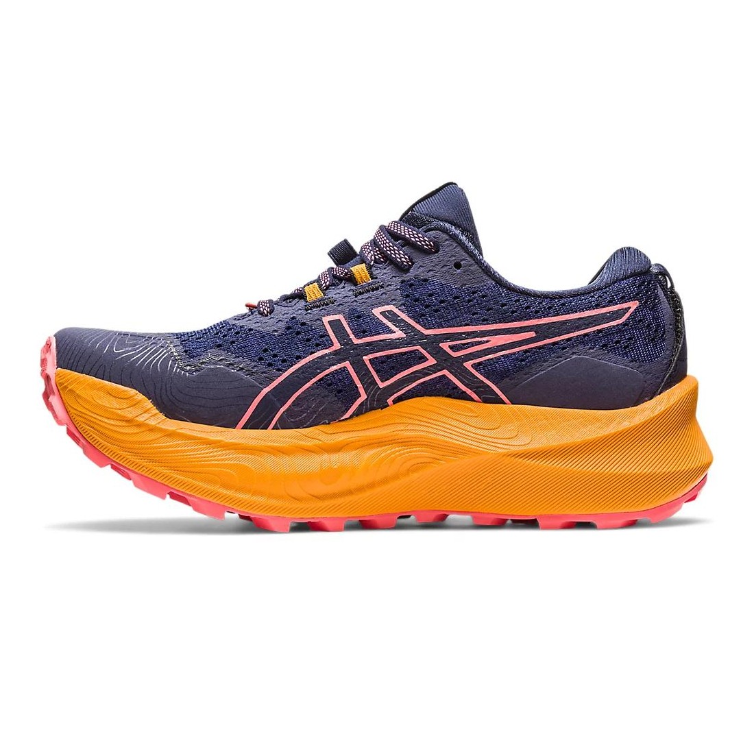 Giày Asics Trabuco Max 2 Nữ Xanh Nước Biển Cam