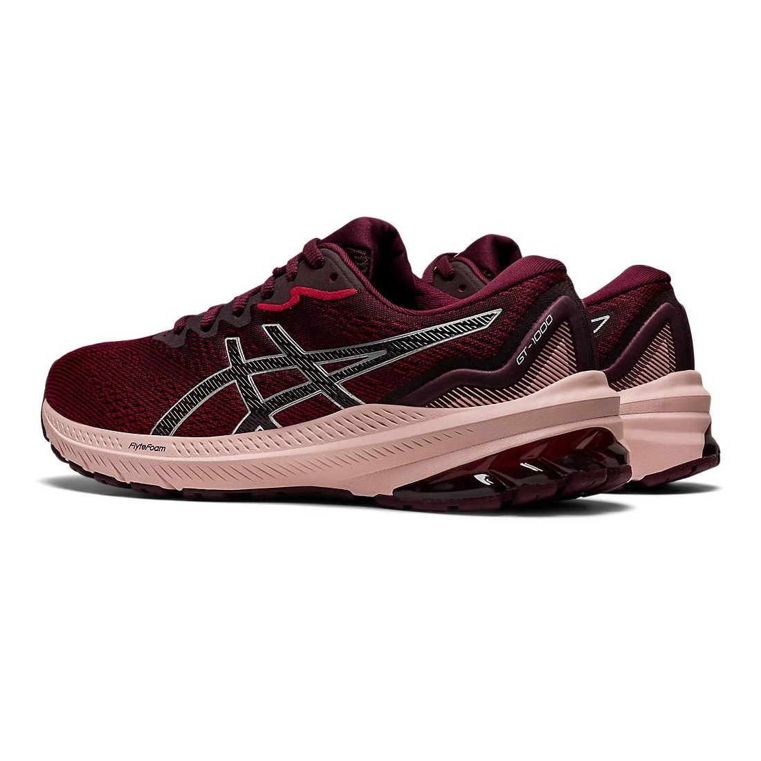 Giày Asics GT-1000 11 Nữ Đỏ Đen