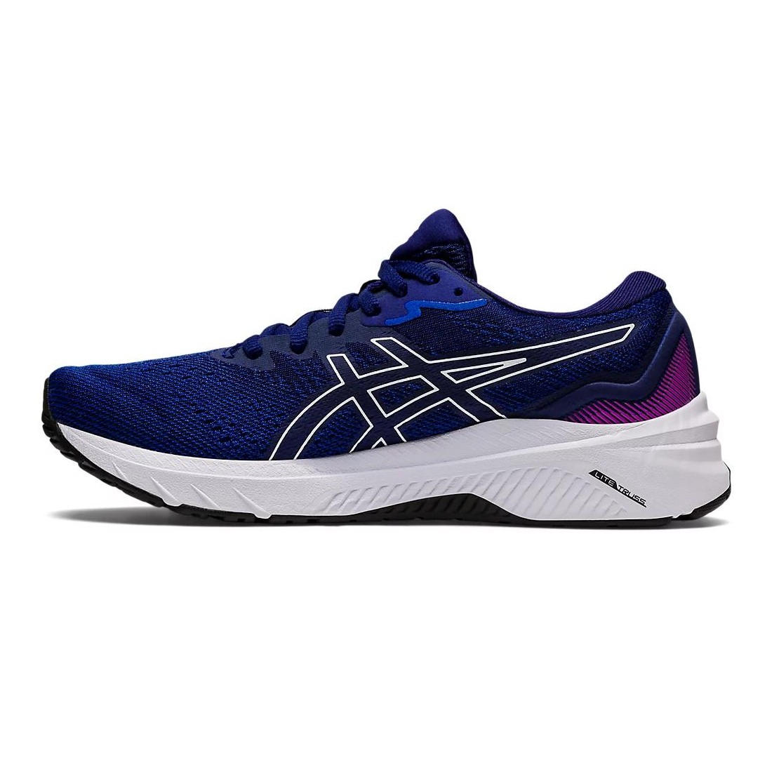 Giày Asics GT-1000 11 Wide Nữ Xanh Nước Biển Đen