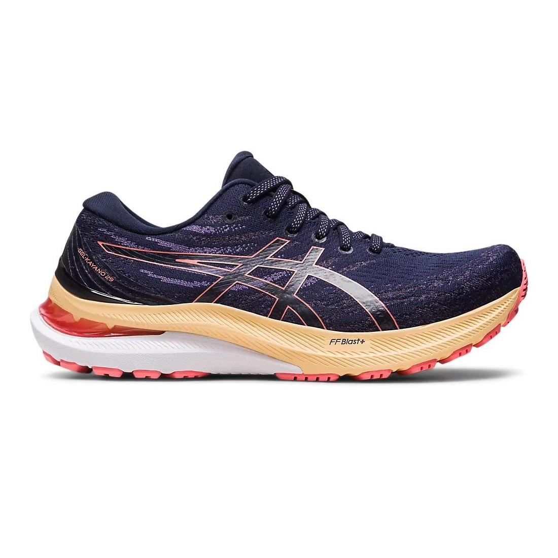 Giày Asics Gel-Kayano 29 Wide Nữ Xanh Nước Biển Cam