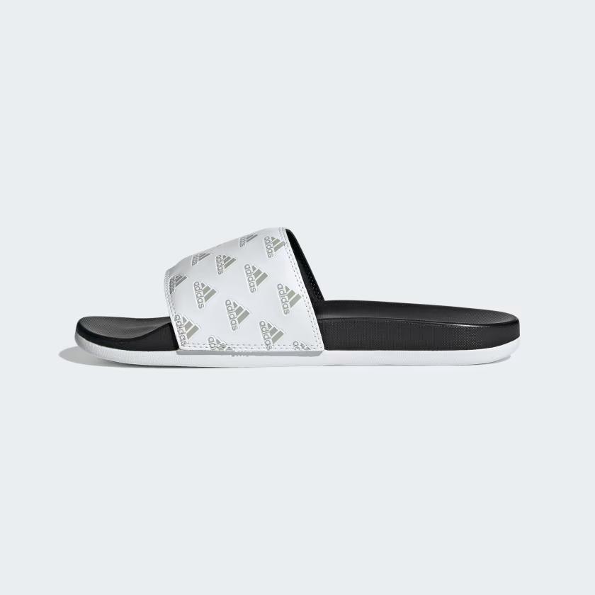 Dép Adidas Adilette Comfort Nam Trắng PhốI