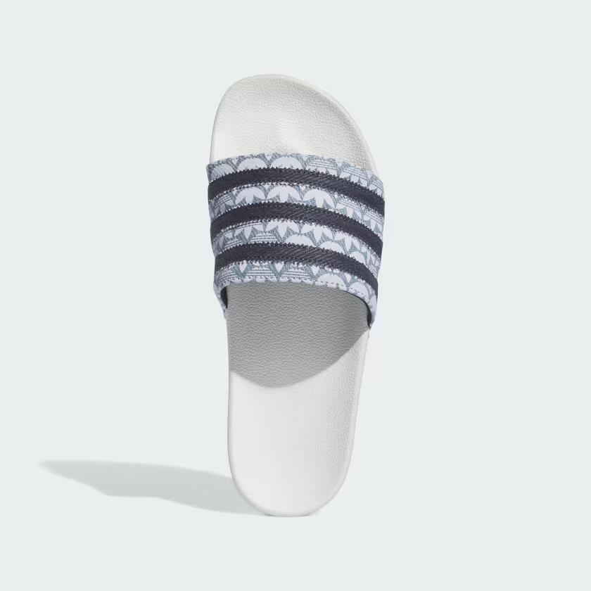 Dép Adidas Adilette Nam Trắng Xanh