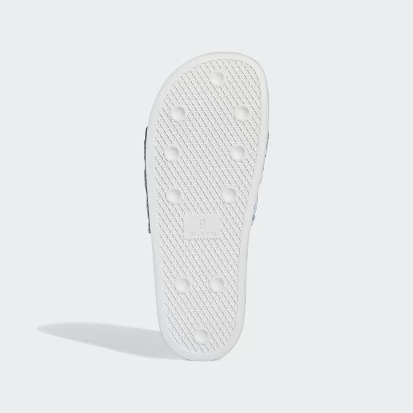 Dép Adidas Adilette Nam Trắng Xanh