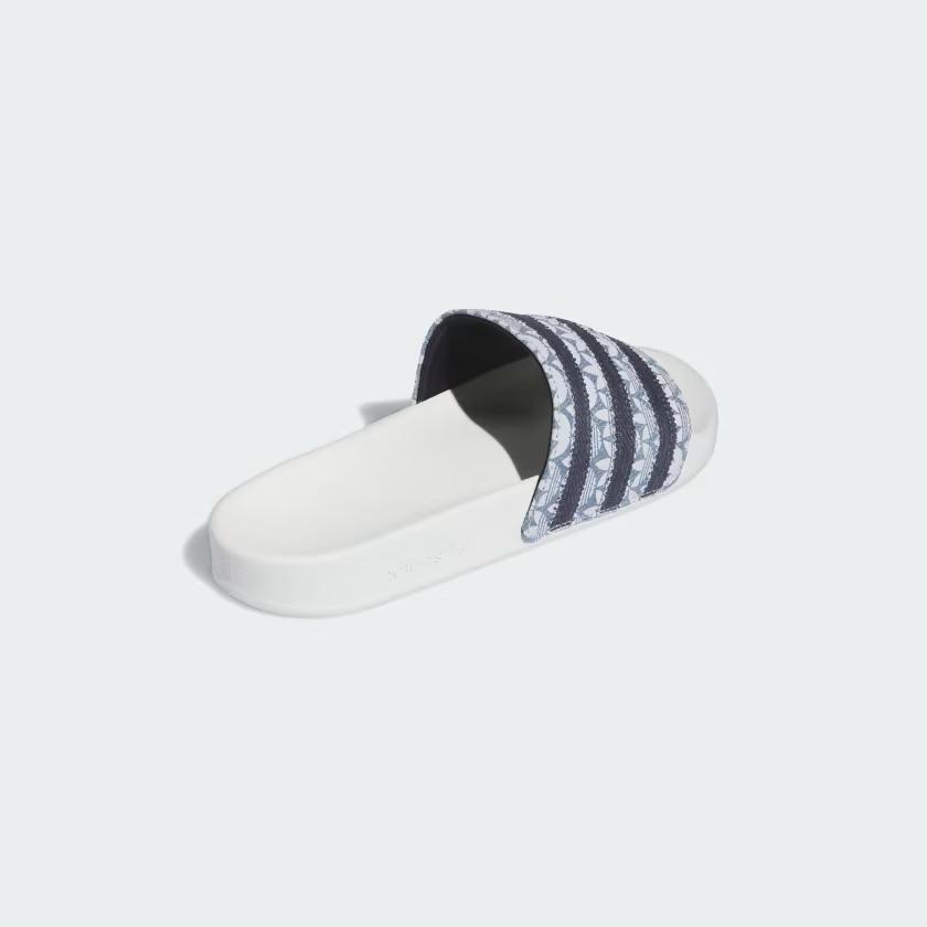 Dép Adidas Adilette Nam Trắng Xanh