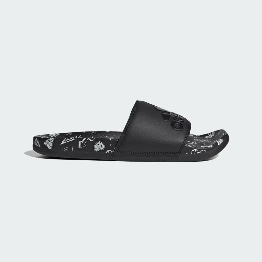 Dép Adidas Sandal Adilette Comfort Nam Đen Trắng