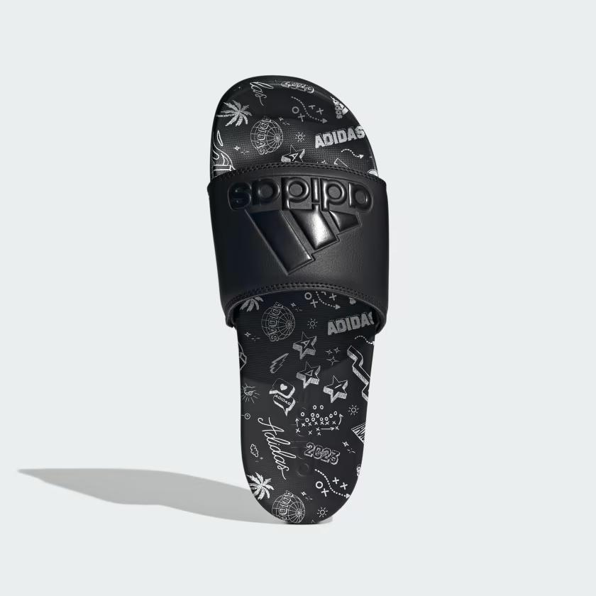 Dép Adidas Sandal Adilette Comfort Nam Đen Trắng