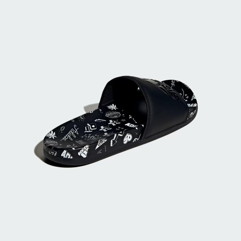 Dép Adidas Sandal Adilette Comfort Nam Đen Trắng