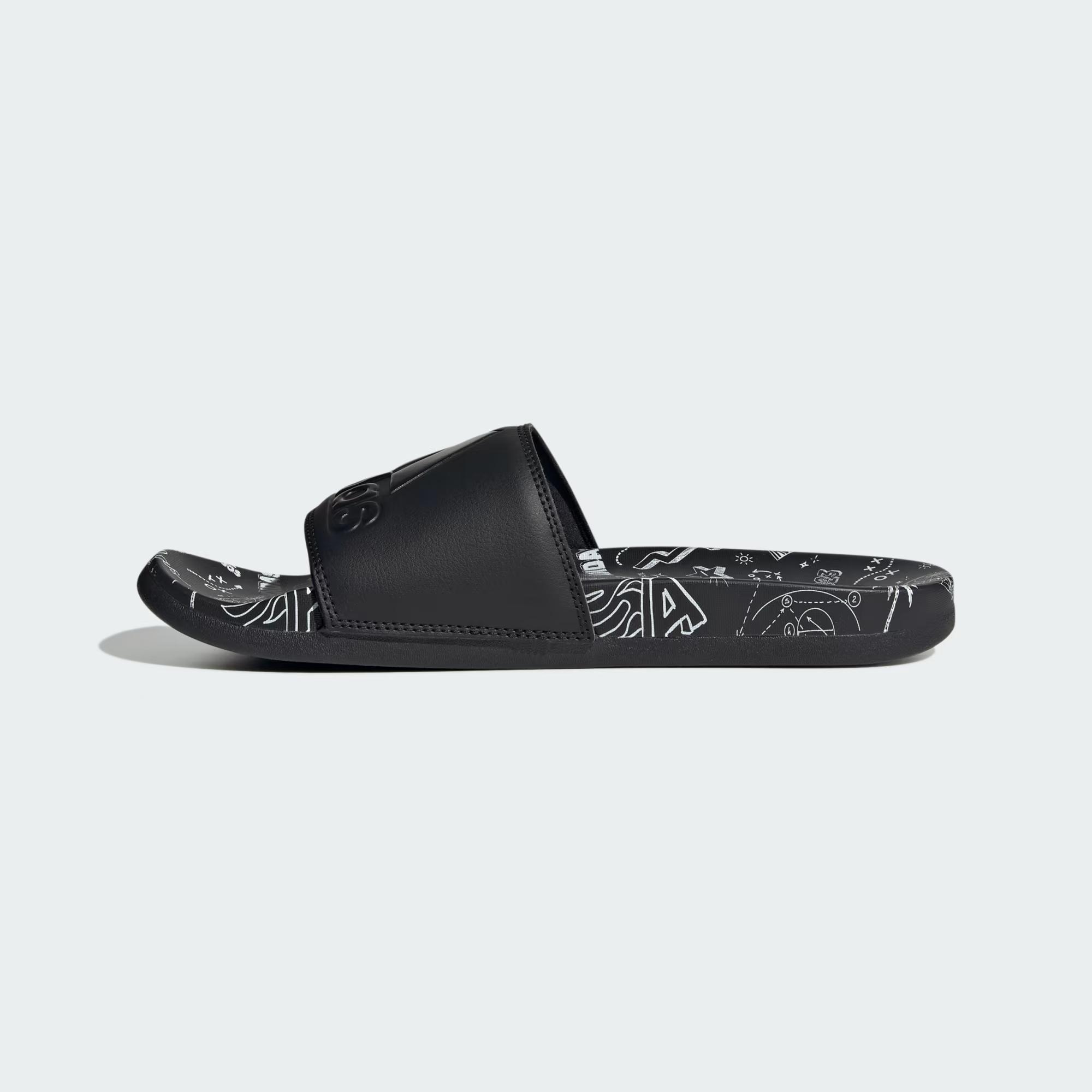 Dép Adidas Sandal Adilette Comfort Nam Đen Trắng