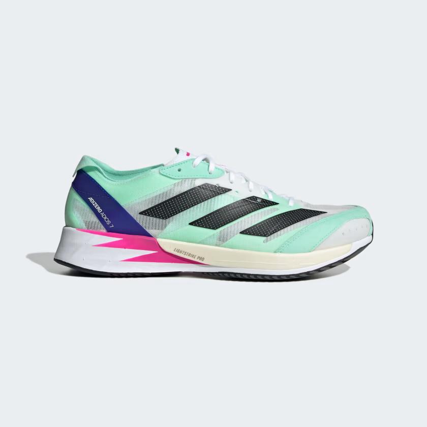  Giày Adidas Adizero Adios 7 Nam Xanh Trắng