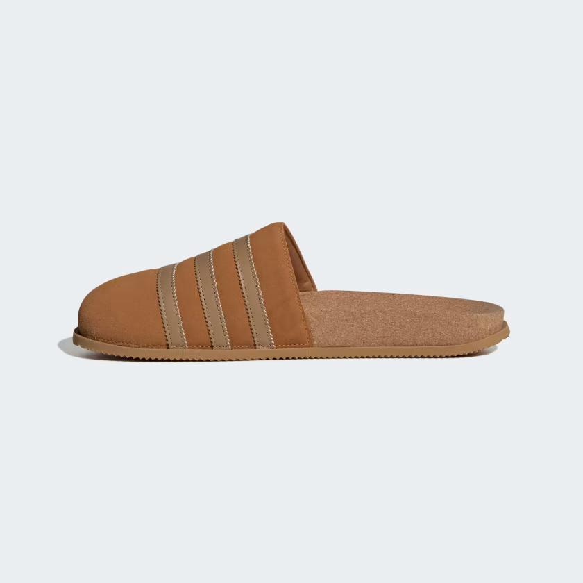 Dép Adidas Adimule Lea Nam Nâu