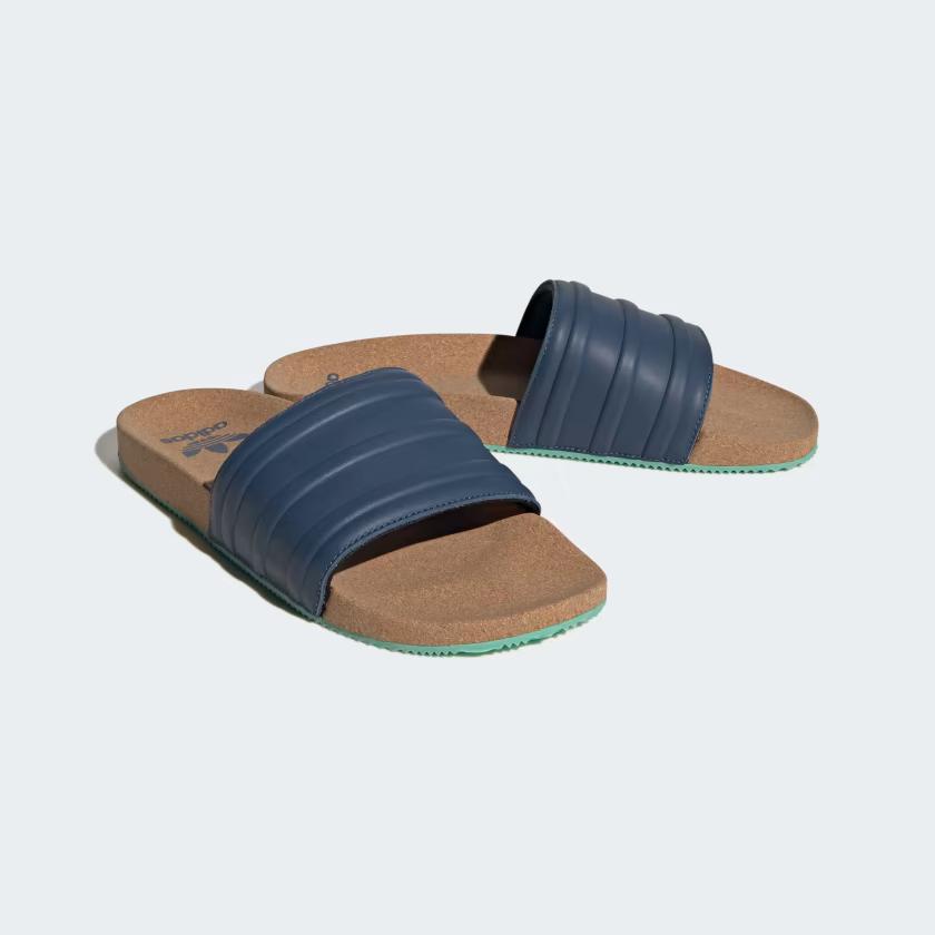 Dép Adidas Adilette Premium Nam Nâu Xanh