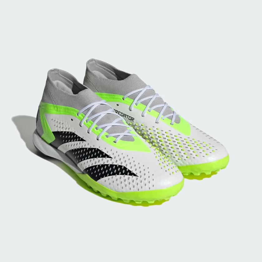 Giày Đá Bóng Adidas Turf Predator Accuracy.1 Nam Trắng Xanh Nâu