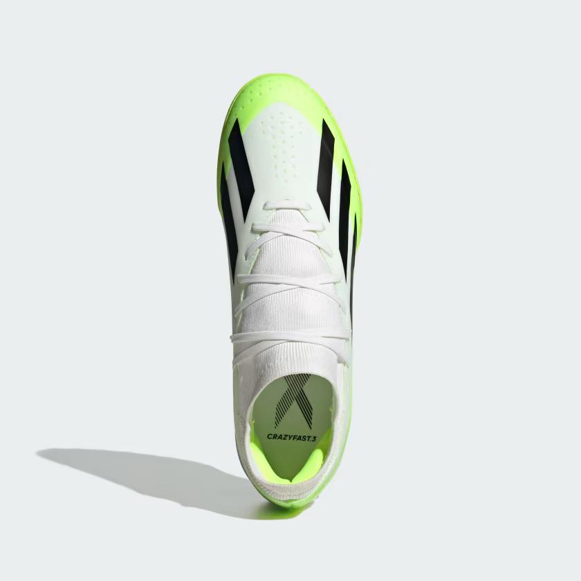 Giày Đá Bóng Adidas Turf X Crazyfast.3 Nam Trắng Xanh Đen