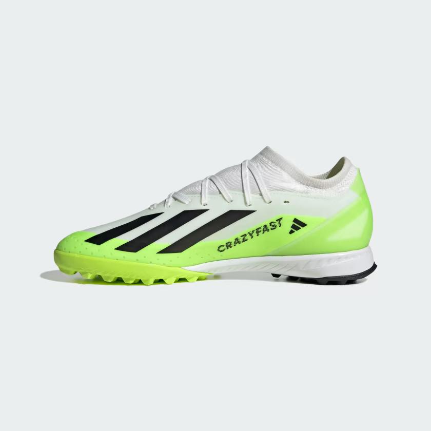 Giày Đá Bóng Adidas Turf X Crazyfast.3 Nam Trắng Xanh Đen