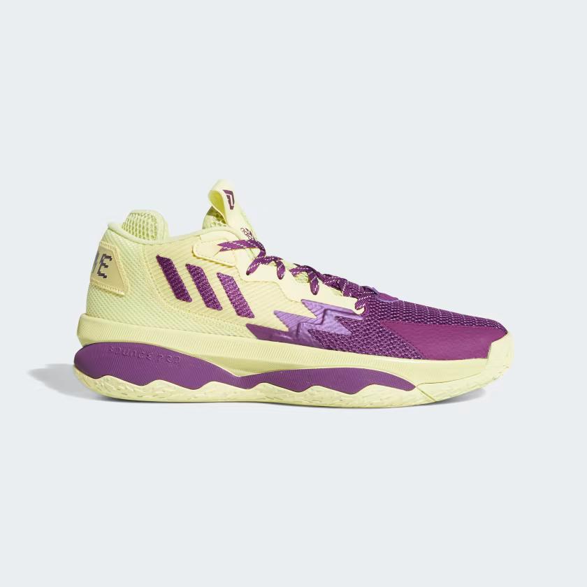 Giày Adidas Dame 8 Nam Vàng Tím