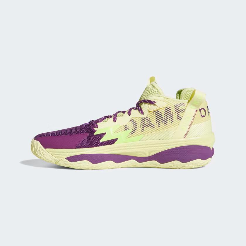 Giày Adidas Dame 8 Nam Vàng Tím