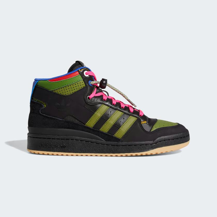 Giày Adidas Forum Mid Rt Hebru Brantley Nam Đen Xanh