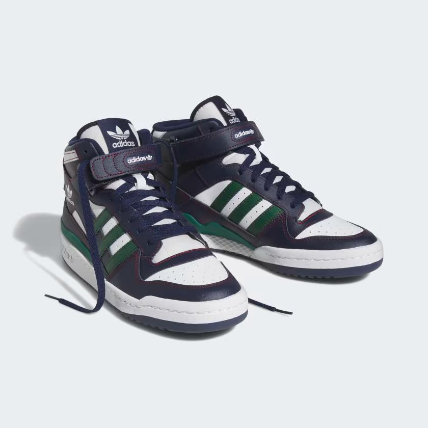 Giày Adidas Cổ Lửng Forum Nam Trắng Xanh Navy