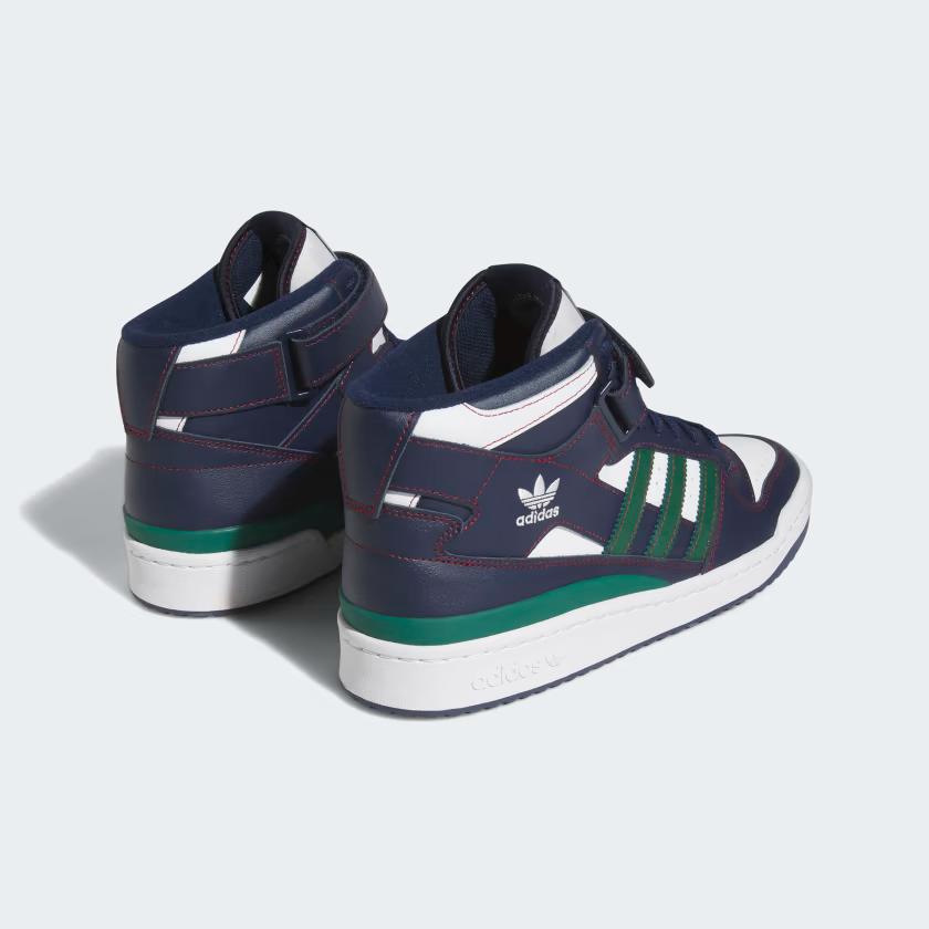 Giày Adidas Cổ Lửng Forum Nam Trắng Xanh Navy