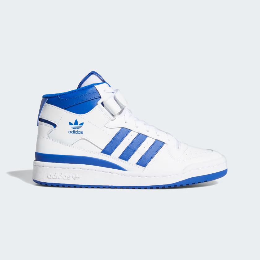 Giày Adidas Cổ Lửng Forum Nam Trắng Xanh Dương