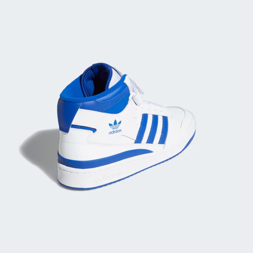 Giày Adidas Cổ Lửng Forum Nam Trắng Xanh Dương