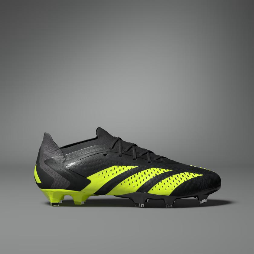 Giày Đá Bóng Adidas Predator Accuracy Inj.1 L Fg Nam Đen Vàng