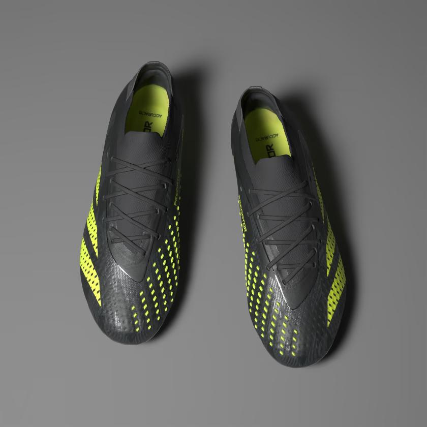 Giày Đá Bóng Adidas Predator Accuracy Inj.1 L Fg Nam Đen Vàng