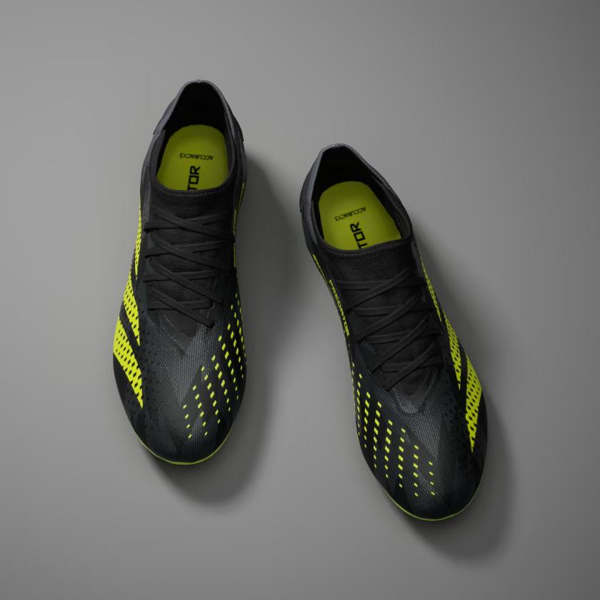 Giày Đá Bóng Adidas Predator Accuracy Inj.3 Fg Nam Đen Vàng