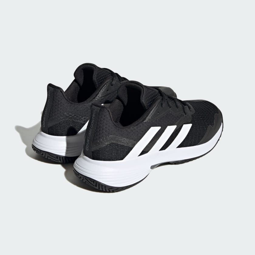 Giày Adidas Tennis Courtjam Control M Nam Đen Trắng