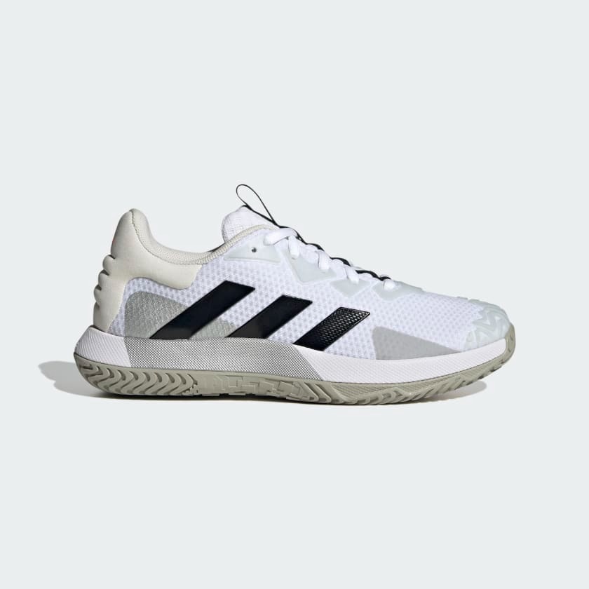 Giày Adidas Tennis Solematch Control Nam Trắng Xám