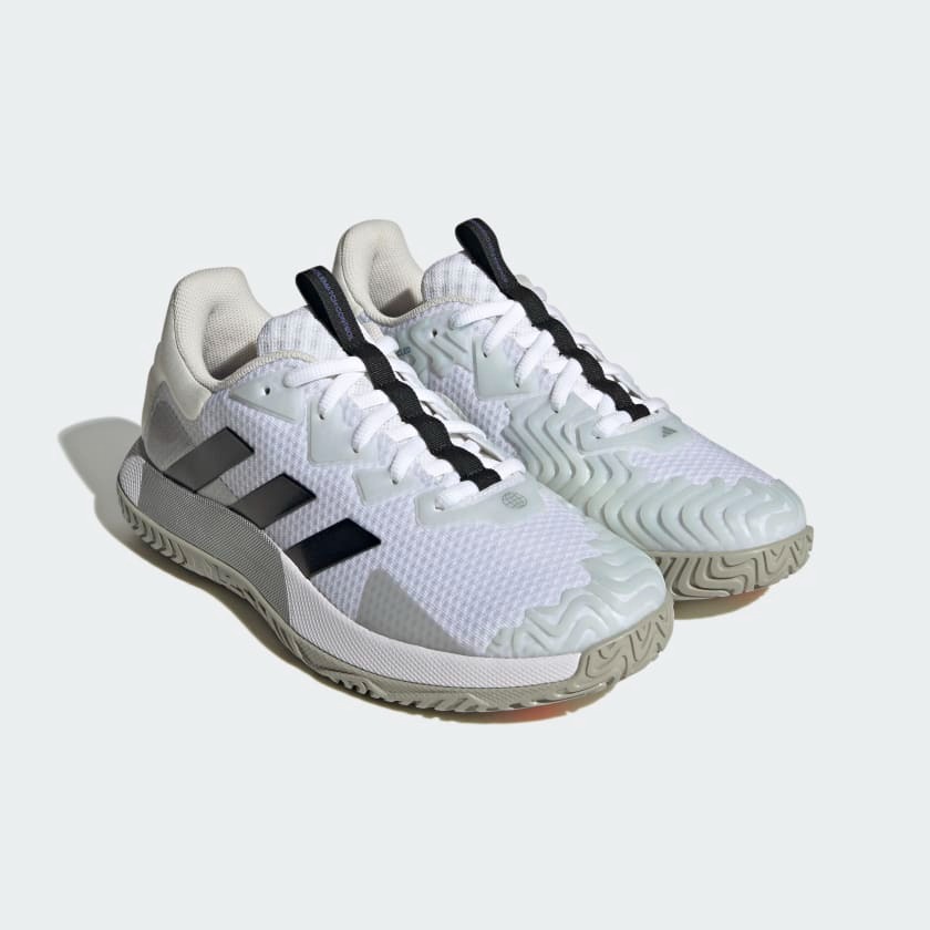 Giày Adidas Tennis Solematch Control Nam Trắng Xám