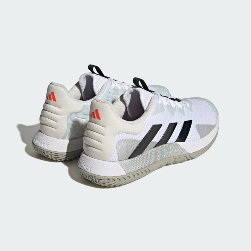 Giày Adidas Tennis Solematch Control Nam Trắng Xám