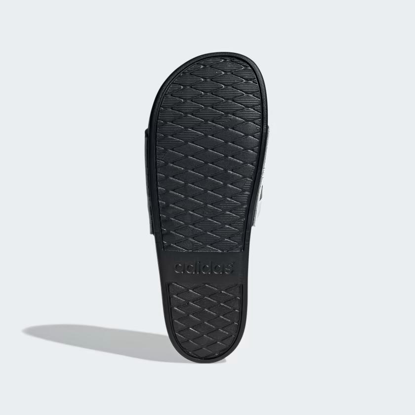 Dép Adidas Adilette Comfort Nam Trắng Đen Đen