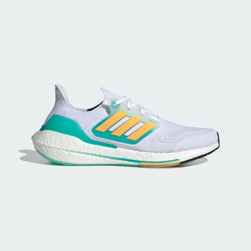 Giày Adidas Ultraboost 22 Nam Trắng Xanh Vàng