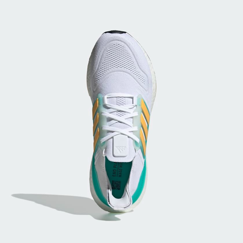 Giày Adidas Ultraboost 22 Nam Trắng Xanh Vàng